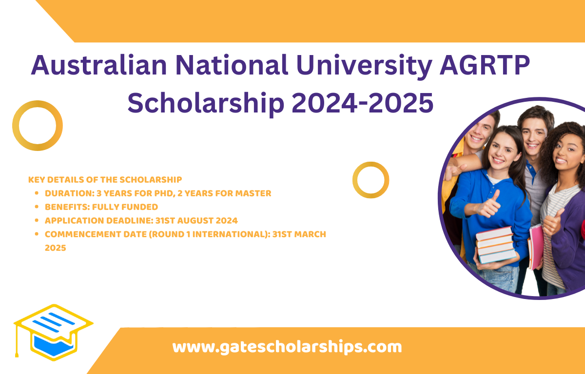Australian National University AGRTP Scholarship 2024-2025 |Fully funded Australian National University AGRTP Scholarship 2024-2025