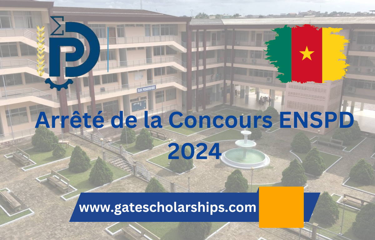 Arrêté de la Concours ENSPD 2024 Arrêté de la Concours ENSPD 2024