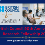 British Council 90th Anniversary Research Fellowship 2025 | University of Edinburgh