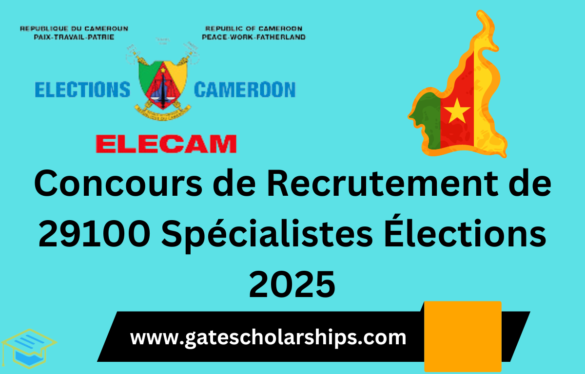 Concours de Recrutement de 29100 Spécialistes Élections 2025 au Cameroun Concours de Recrutement de 29100 Spécialistes Élections 2025 au Cameroun