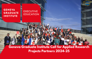 Geneva Graduate Institute Call for Applied Research Projects Partners 2024-25