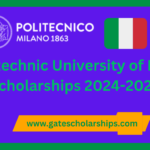 Polytechnic University of Milan Scholarships 2024