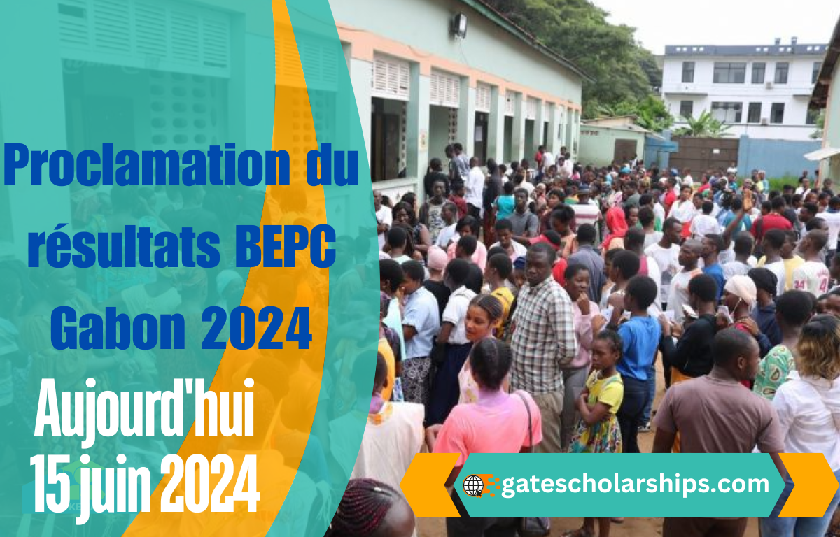 Proclamation du résultats BEPC Gabon 2024 – disponibles aujourd’hui 15 juin 2024 Proclamation du résultats BEPC Gabon 2024