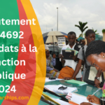 Recrutement du 4692 candidats à la Fonction Publique 2024