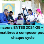 Concours ENTSS 2024-25