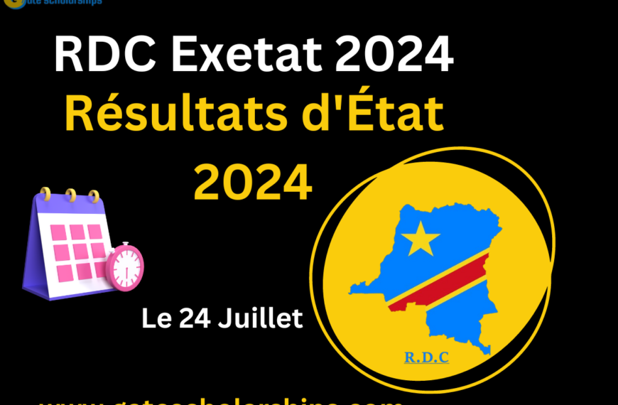 RDC Exetat 2024 : Les Publication des Résultats d'État 2024 Prévue pour le 24 Juillet