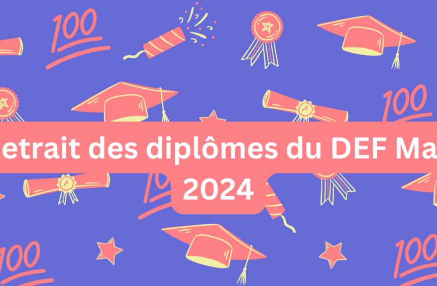 retrait des diplômes du DEF Mali 2024