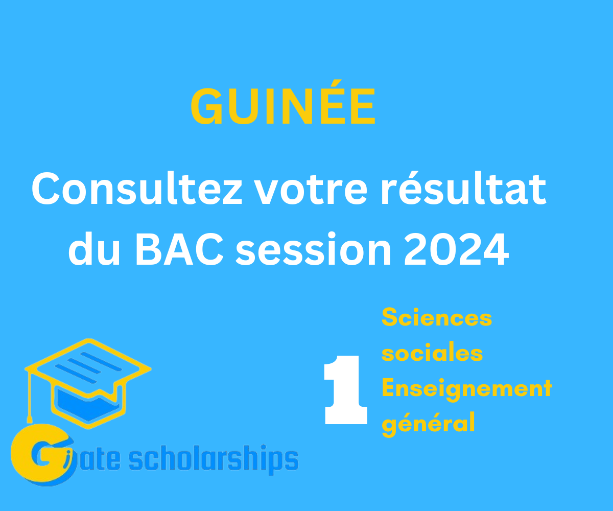 Guinée: Consultez votre résultat du BAC session 2024 Sciences sociales Enseignement général sur dgecsresultats.com Consultez votre résultat du BAC session 2024 Sciences sociales Enseignement général sur dgecsresultats.com