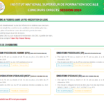 Inscription au Concours Direct INSFS 2024